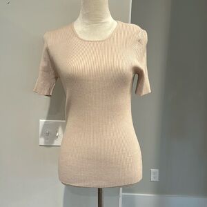 NWT Tan Sweater Size Large